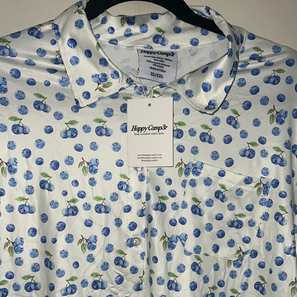 Happy Camp3r blueberry sleepwear size XL/XXL pj set. NWT - Picture 8 of 12